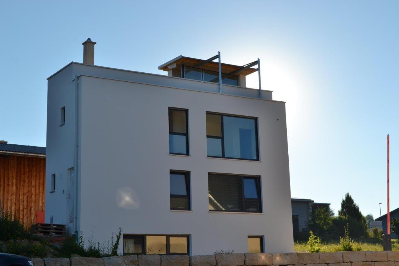 Designerhaus Mit Dachterrasse Villa Nittendorf Exterior foto